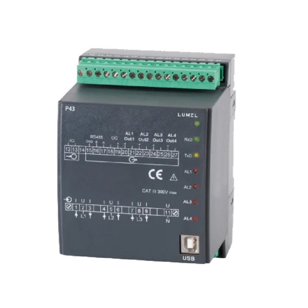3-phase transducer of power network parameters